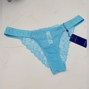 Bluebella Lace Cheeky Panty Blue